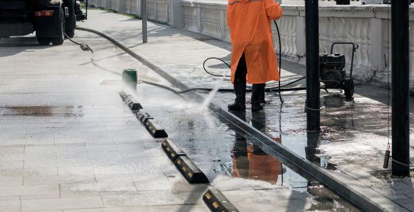 Parking Lot Pressure Washing in Madison